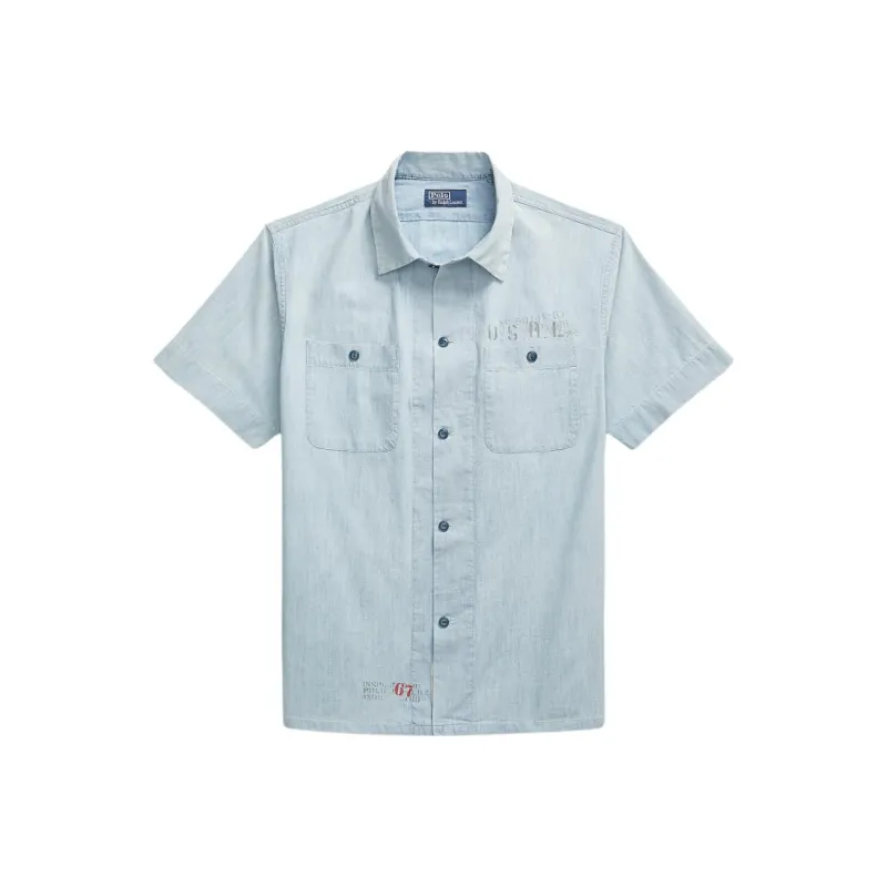 Polo Ralph Lauren SS24 Shirt Men's Light Indigo-0