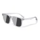 Transparent Gray Frame with Gray Lens