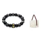Six-Pointed Star Beaded Bracelet, Box