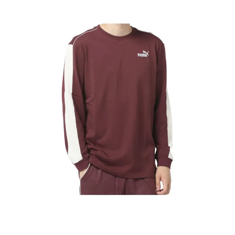 PUMA Sweatshirts Men Burgundy-0