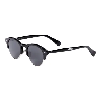 KENZO Metal Acetate Oval Sunglasses Unisex Black