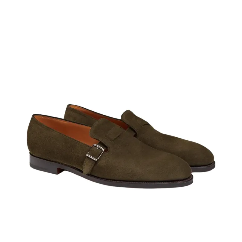 JOHN LOBB Delano_Ii Casual Single Shoes Women's Green-2