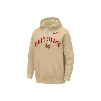 Nike Ohio State Club Fleece Sweatshirt Men's Hemp Yellow