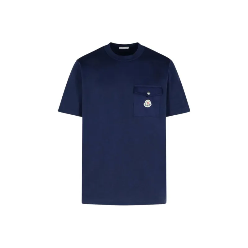 Moncler Pocket Detailed Crewneck T Shirt-0