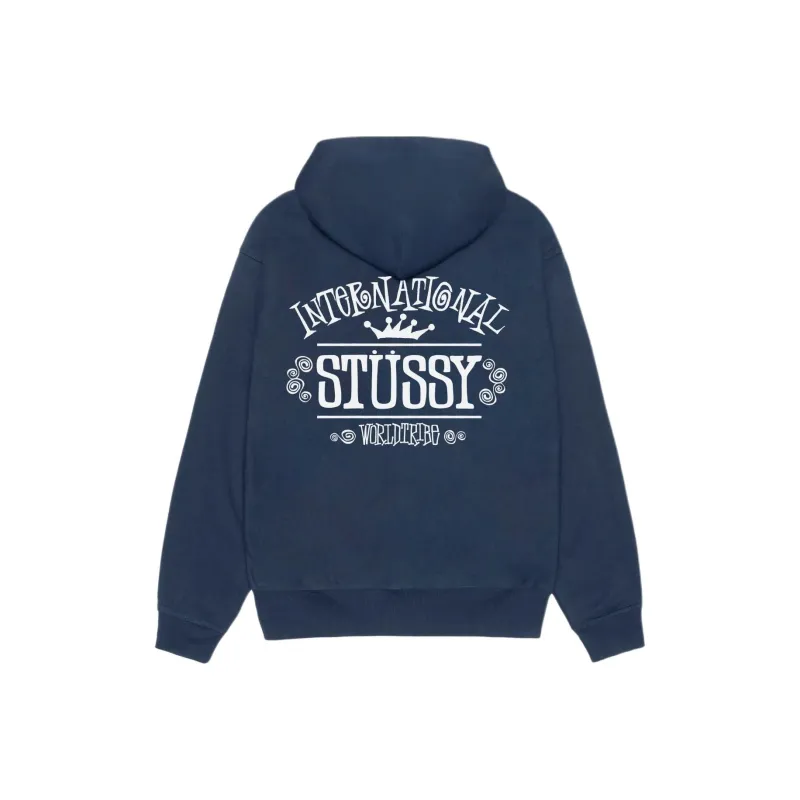 Stussy Worldwide Zip Hoodie-5