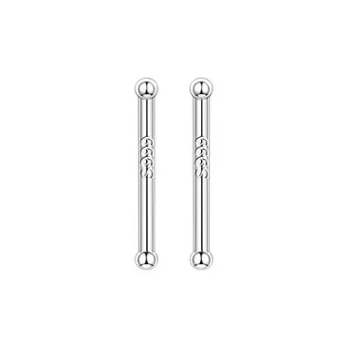 LNIEER 999 Fine Silver Stud Earrings Women's-32