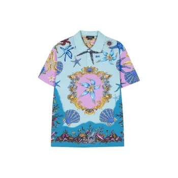 VERSACE Les Tresors De La Mer Polo Shirt