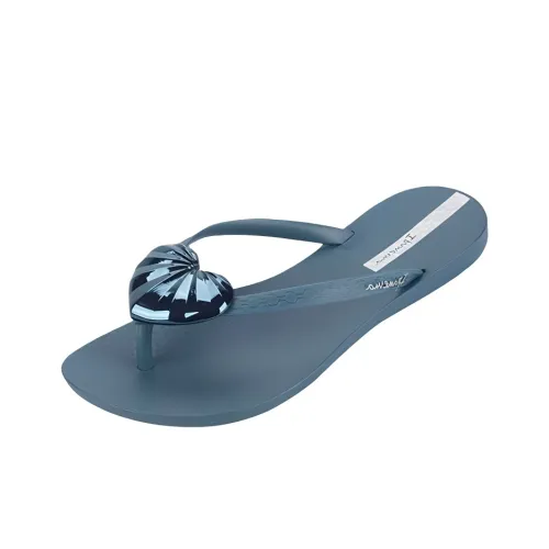 Ipanema Quiet Abrasion Resistant Quick Dry Flip Flops Women's Blue