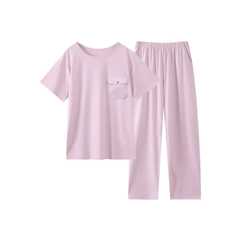 Lan Miao Pajama Set Women's Light Purple-0
