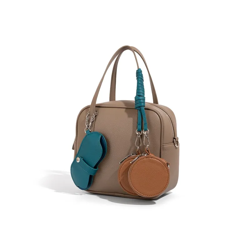 Vigno Synthetic Leather Shoulder Bag, Crossbody Bag Women's Multicolor-12