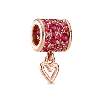 Pandora Charms / Pendants Women's Rose Red