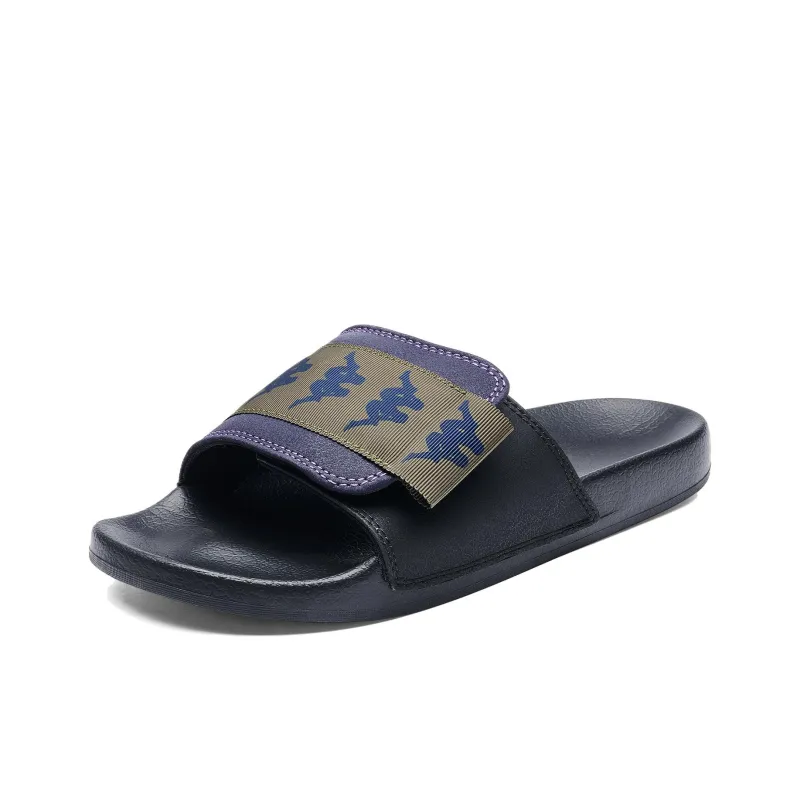 Kappa Slip Resistant Slide Slippers Unisex Black-2