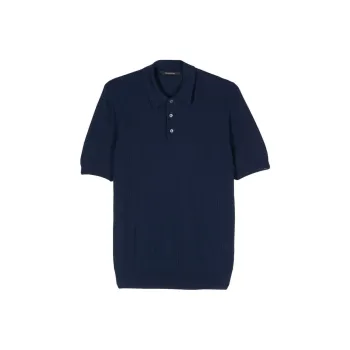 Tagliatore Pratt Interwoven Cotton Polo Shirt