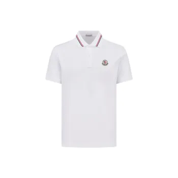Moncler Logo Patch Short Sleeved Polo Shirt