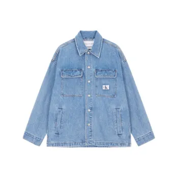 CALVIN KLEIN Calvin Klein Loves The Gravity Series Shirt Men's Denim Blue