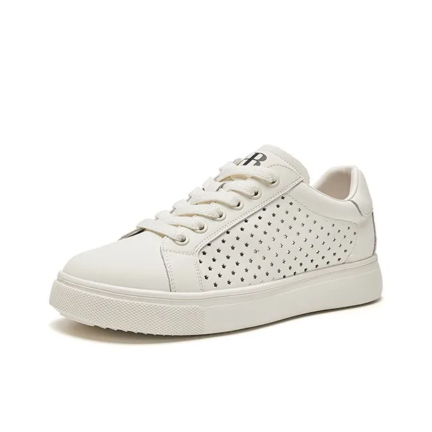 HR Low Top Skateboard Shoes Women's Beige-1
