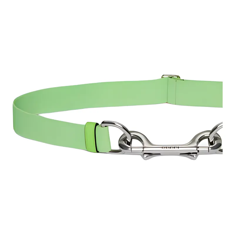 GUCCI Leather Belts Men's Green 3.5CM-2