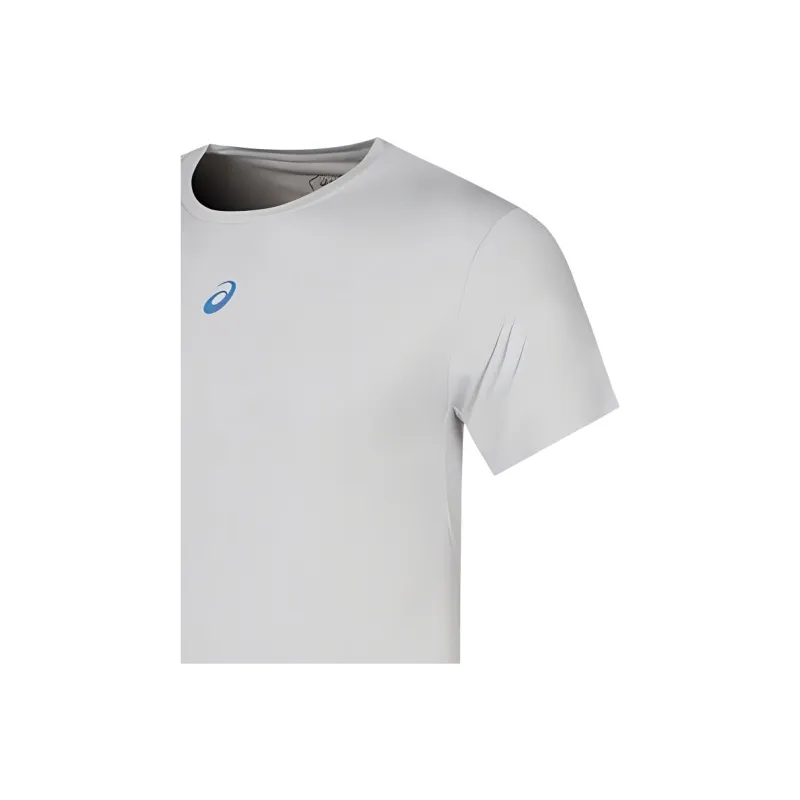 Asics T Shirts Men Light Gray-1