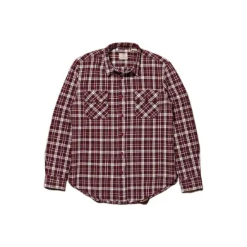 Levis Shirts Men Burgundy
