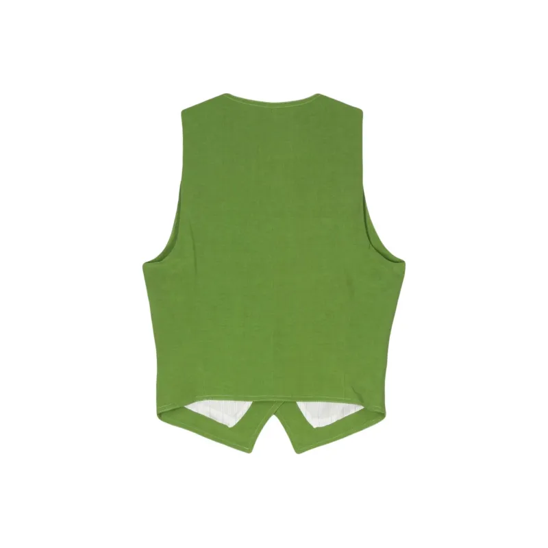 MERCI Shantung Buttoned Vest-1
