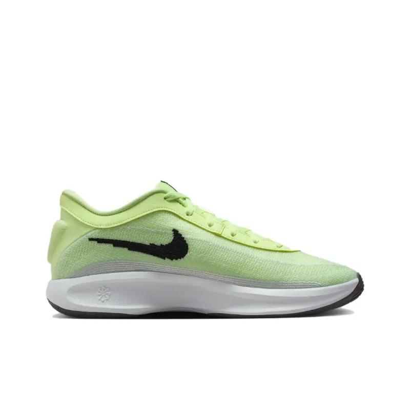Nike GT Hustle Academy Anti Slip Wear Resistant Low Top Basketball Shoes Men's Bright Yellow-1