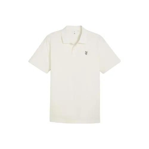 PUMA Golf X QGC Post Polo Shirt Men's White
