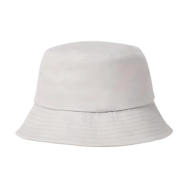 GRAIN DE BEAUTE Cotton Fabric Bucket Hats Unisex Gray-1