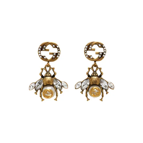 GUCCI Earrings Women's Gold