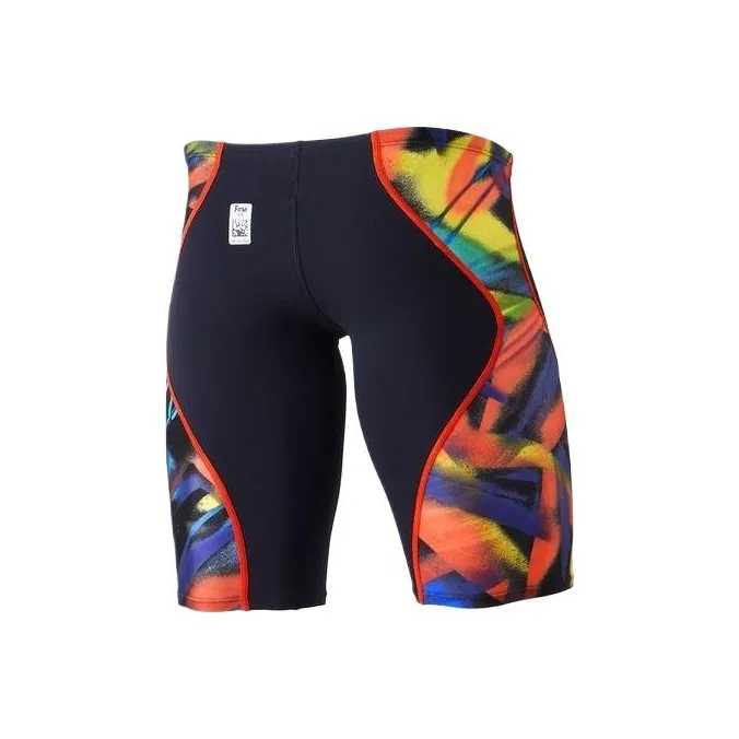 Speedo Pro Hybrid 2 Jammer Swimming Shorts Men's Black Red-1