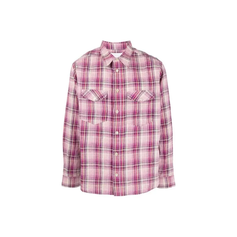 ISABEL MARANT Checked Long Sleeved Shirt-0
