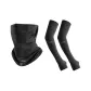 Black Mask+Fingerless Cooling Arm Sleeves[Black]