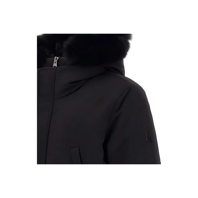 MACKAGE Edward Faux Fur Trim Hooded Padded Jacket-4