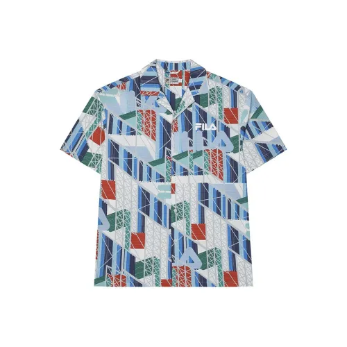 FILA x PENGPIDUZHONGXINLIANMING Shirt Men's All Over Print