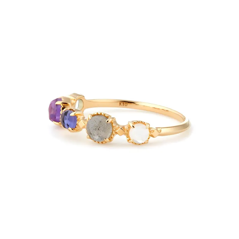 Agete 9K Gold Rings Women's Gold-1