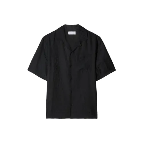 OFF WHITE Logo Jacquard Camp Collar Shirt