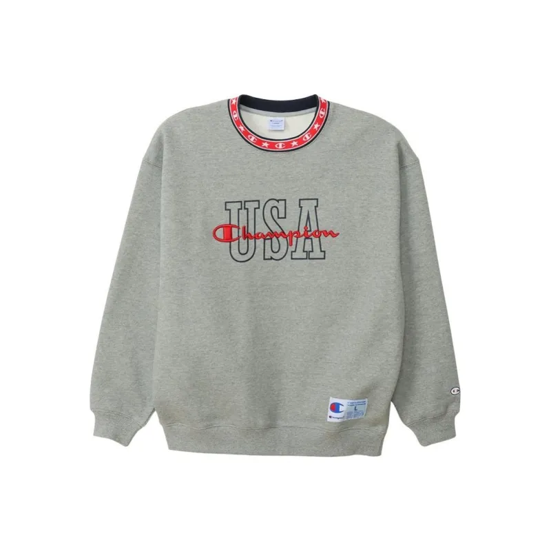Champion Action Style FW24 Sweatshirt Unisex Oxford Gray-0