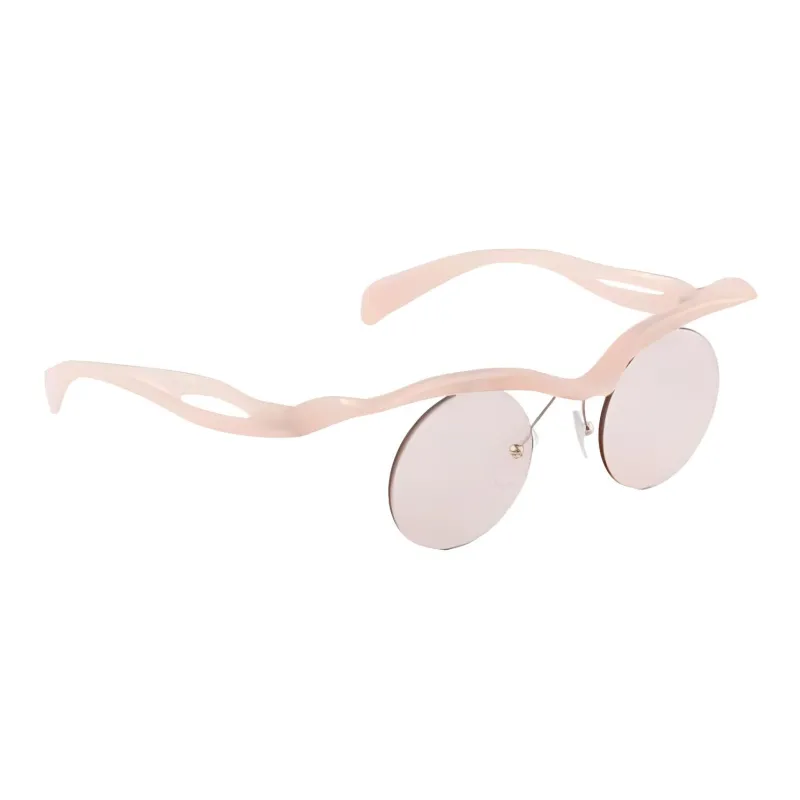 PRADA Runway Semi rimeless Frame Sunglasses-2