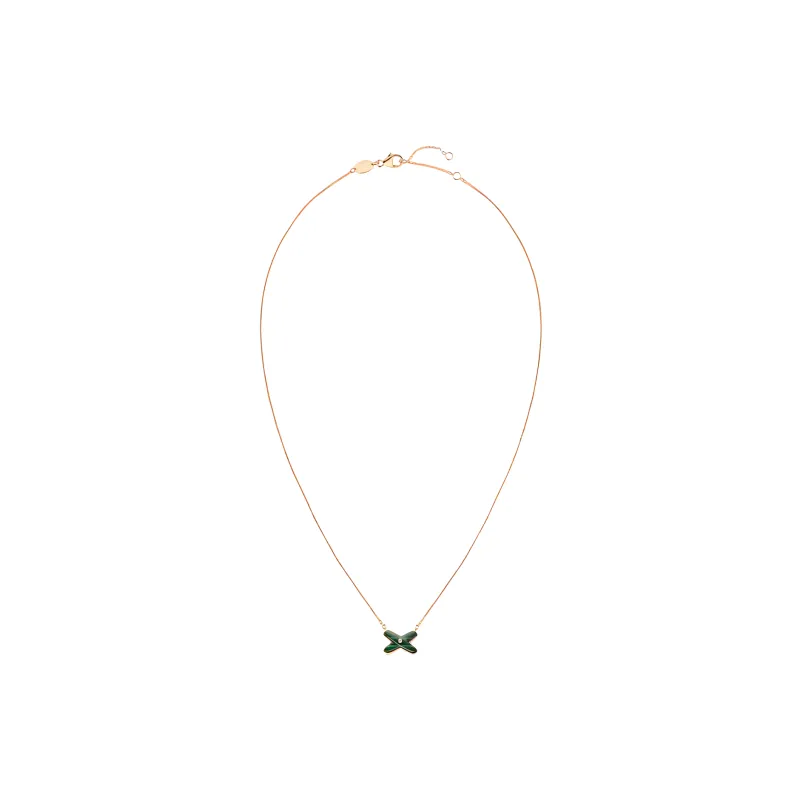 Chaumet 18K Rose Gold, Diamond, Malachite Necklaces Women's-1