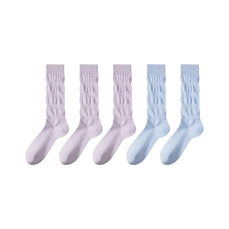 JIAZINI Mid Calf Socks Women's 5 Pack-14