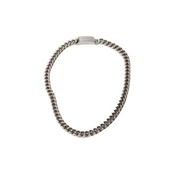 PRADA 925 Sterling Silver Necklaces Men's Silver