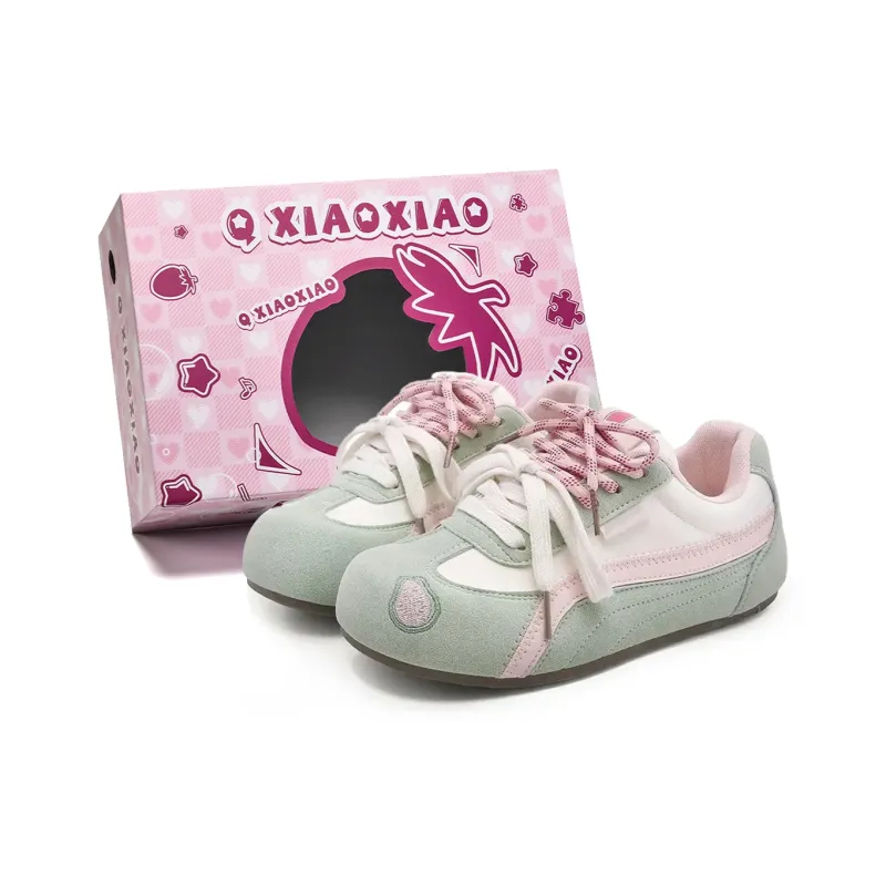 Circle Small Coverage Abrasion Resistant Lightweight Low Top Skateboard Shoes Women's-4