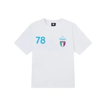 Kappa T Shirts Men Korean White 012