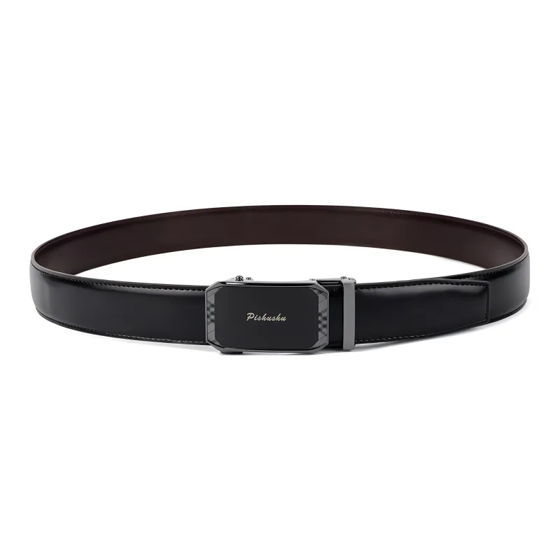 PISHUSHU Leather Belts Unisex-4