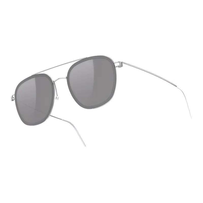 LINDBERG Titanium Aviator Sunglasses Men's-0