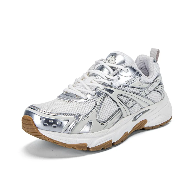 Kappa Bernardo Casual Shoes Unisex Low Top White/Silver-2
