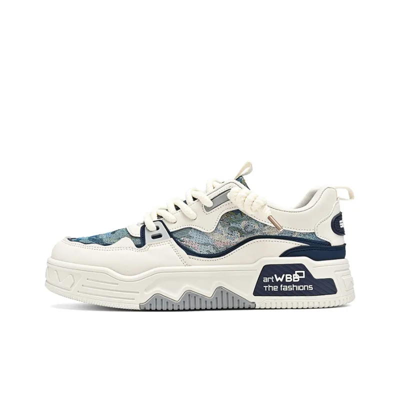 HACKBUTEER Low Top Skateboard Shoes Men's Box Included-1