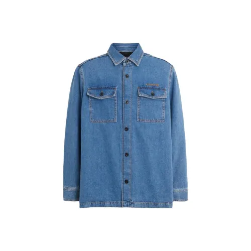 COACH Shirts Men Indigo