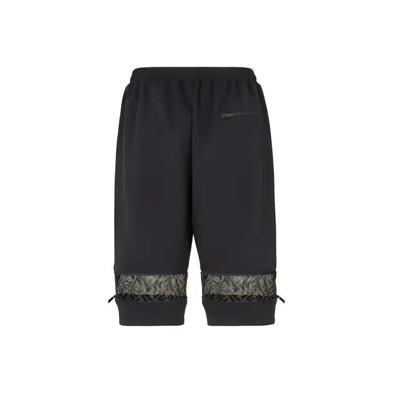 FENDI Casual Shorts Men Black-2