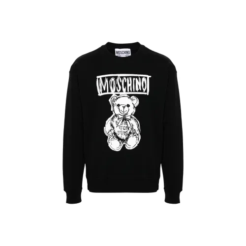 MOSCHINO Robot Bear Long Sleeved Sweatshirt