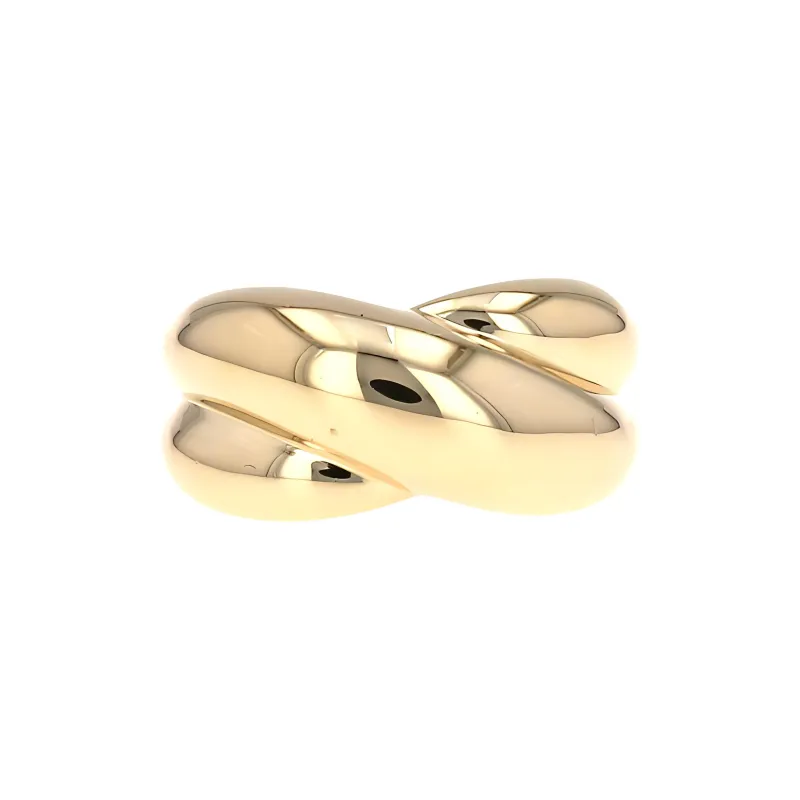 Cartier Yellow Gold Colisée Ring-2